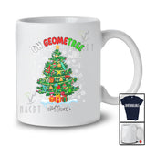 Personalized Custom Name Oh Geometree; Amazing Christmas Tree Math Number; Students Teacher T-Shirt