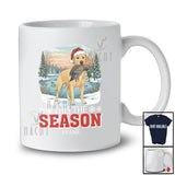 Personalized Custom Name This The Season; Joyful Christmas Santa Labrador Retriever Hunting T-Shirt