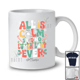 Personalized Custom Name Calm Said No Lunch Lady Ever; Lovely Christmas Lights Jobs Family T-Shirt