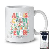 Personalized Custom Name Calm Said No School Counselor Ever; Lovely Christmas Lights Jobs Family T-Shirt