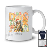 Personalized Custom Name Dog Mom; Lovely Christmas Santa Aussie Owner Bow Gingerbread T-Shirt