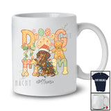 Personalized Custom Name Dog Mom; Lovely Christmas Santa Dachshund Owner Bow Gingerbread T-Shirt