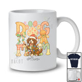 Personalized Custom Name Dog Mom; Lovely Christmas Santa Sproodle Owner Bow Gingerbread T-Shirt