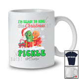 Personalized Custom Name Ready To Hide The Pickle; Sarcastic Christmas Pickle In Package Box Gingerbread T-Shirt