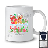 Personalized Custom Name Lunch Lady Squad; Lovely Christmas Gingerbread Lunch Lady Tools T-Shirt