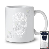 Personalized Custom Name Skull Shape Dachshund Owner; Creepy Halloween Family T-Shirt