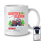 Personalized Custom Name What Santa's Sleigh Look Like; Joyful Christmas Tractor Driver T-Shirt