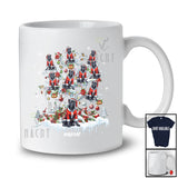 Personalized Custom Name Cane Corso Santa On Christmas Tree Snow; Lovely Winter Family T-Shirt