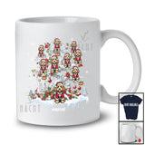 Personalized Custom Name Cockapoo Santa On Christmas Tree Snow; Lovely Winter Family T-Shirt