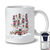 Personalized Custom Name Newfoundland Santa On Christmas Tree Snow; Lovely Winter Family T-Shirt