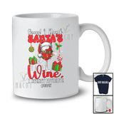 Personalized Custom Name Sorry I Drank Santa's Wine; Humorous Christmas Naughty Drinking T-Shirt