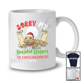Personalized Custom Name My Bearded Dragon Ate Santa's Naughty List; Joyful Christmas Family T-Shirt