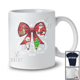 Personalized Custom Name Christmas Bow Tie; Wonderful X-mas Tree Santa Snowman Reindeer T-Shirt