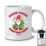 Personalized Custom Name Gnome-Tastic Christmas Cheer; Joyful X-mas Tree Gnome Gnomies T-Shirt