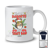 Personalized Custom Name Being Naughty Isn't That Bad; Joyful Christmas Santa Sheltie Face T-Shirt