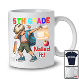 5th Grade Nailed It, Colorful Graduation Last Day Of School Dabbing Boys, Student Group T-Shirt