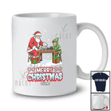 Personalized Custom Name Merry Christmas; Humorous X-mas Reindeer Santa Chess Player T-Shirt