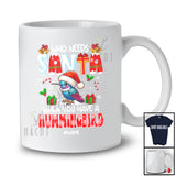Personalized Custom Name Who Needs Santa Have A Hummingbird; Lovely Christmas Bird Family T-Shirt