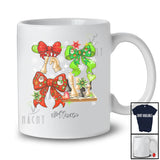 Personalized Custom Name Chess Christmas Coquette; Lovely Bow Tie Snowing; Sport Player T-Shirt