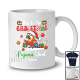 Personalized Custom Name My Christmas Pajama Shirt; Amusing Snow Santa Parrot; Family T-Shirt