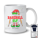 Personalized Custom Name Baseball Elf; Fantastic Christmas Baseball Player Sport; Friends Family T-Shirt