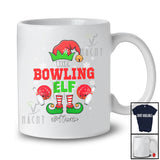 Personalized Custom Name Bowling Elf; Fantastic Christmas Bowling Player Sport; Friends Family T-Shirt