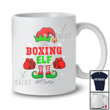 Personalized Custom Name Boxing Elf; Fantastic Christmas Boxing Player Sport; Friends Family T-Shirt