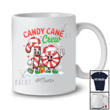 Personalized Custom Name Candy Cane Crew; Amazing Christmas Santa Candy Canes; Friends Family Group T-Shirt