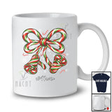 Personalized Custom Name Candy Canes Bow Tie Handheld Speaker; Lovely Christmas Social Worker T-Shirt