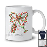 Personalized Custom Name Candy Canes Bow Tie Shaker; Lovely Christmas Bartender Baking T-Shirt