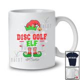 Personalized Custom Name Disc Golf Elf; Fantastic Christmas Disc Golf Player Sport; Friends Family T-Shirt