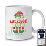 Personalized Custom Name Lacrosse Elf; Fantastic Christmas Lacrosse Player Sport; Friends Family T-Shirt