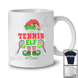 Personalized Custom Name Tennis Elf; Fantastic Christmas Tennis Player Sport; Friends Family T-Shirt