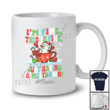 Personalized Custom Name Fine Having A Meltdown; Joyful Christmas Snowman In Coffee Mug; Family T-Shirt