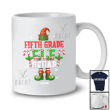 Personalized Fifth Grade Elf Squad; Proud Christmas Custom Name Students Teacher Group T-Shirt