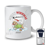 Personalized Custom Name Woofmas; Merry Christmas Pit Bull Ornament Damage T-Shirt