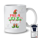 Personalized Pre-K Elf Squad; Proud Christmas Custom Name Students Teacher Group T-Shirt
