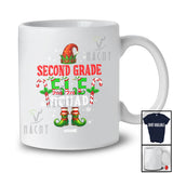 Personalized Second Grade Elf Squad; Proud Christmas Custom Name Students Teacher Group T-Shirt