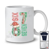 Personalized Custom Name Six Seven; Awesome Christmas Sweater Santa Teenager Trending; Family T-Shirt