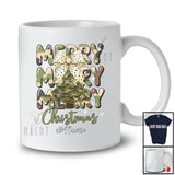 Personalized Custom Name Merry Christmas; Lovely Military Solider Wife Hunting Wife; Family T-Shirt