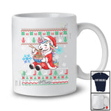 Personalized Custom Name Unicorn Eating Ramen; Adorable Christmas Sweater Japanese Food T-Shirt