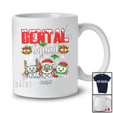 Personalized Custom Name Dental Squad; Fantastic Christmas Three Teeth; Dentist Group T-Shirt