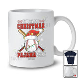 Personalized Custom Name My Christmas Pajama Shirt; Amazing Santa Baseball Player; Sport X-mas T-Shirt