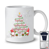 Personalized Custom Name Santa Martini Margarita Christmas Tree; Joyful Margarita Drinking Drunker T-Shirt