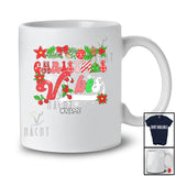 Personalized Custom Name Christmas Vibes; Fantastic X-mas Groovy Plaid; Pajamas Family T-Shirt