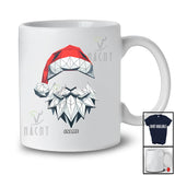 Personalized Custom Name Geometric Bearded Santa; Awesome Christmas Artist Santa Cosplay; Family T-Shirt