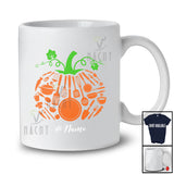 Personalized Custom Name Chef Tools Pumpkin Shape; Lovely Thanksgiving Halloween Family T-Shirt