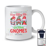 Personalized Custom Name Get More Gnomes; Adorable Christmas Three Gnomes Gnomies; Family T-Shirt