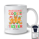 Personalized Custom Name Professional Cookie Tester; Amazing Christmas Three Gingerbread; Baker T-Shirt