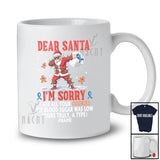 Personalized Custom Name My Blood Sugar Was Low; Humorous Christmas Diabetes Dabbing Santa T-Shirt